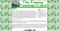 Desktop Screenshot of feeneygenealogy.com